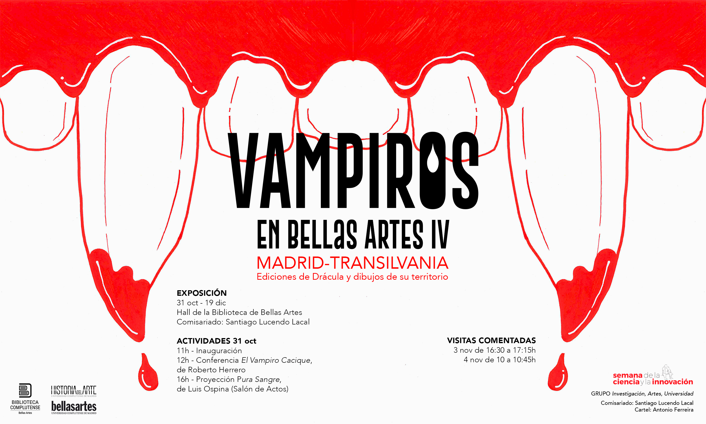 EXPOSICIÓN MADRID-TRANSILVANIA. Ediciones de Drácula y dibujos de su territorio